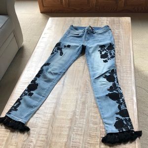 Embroidered jeans